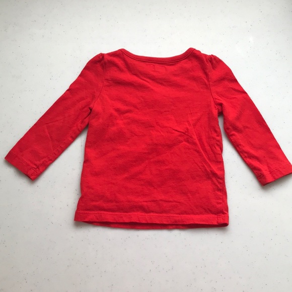 5/$25 CRAZY 8 LS Sparkle Screen Print Tree w/Jewel - Picture 5 of 5